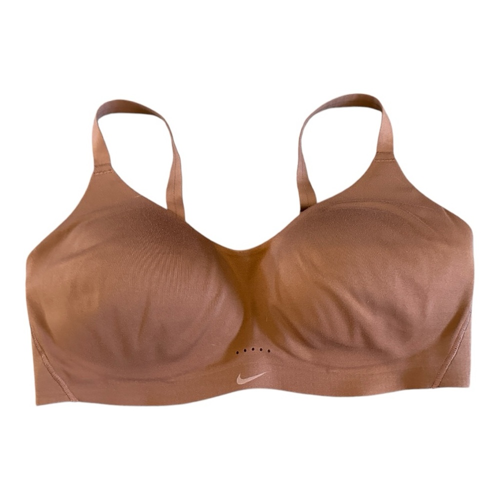Nike Women's Brown Sports Bra alate minimalist light support large adjustable